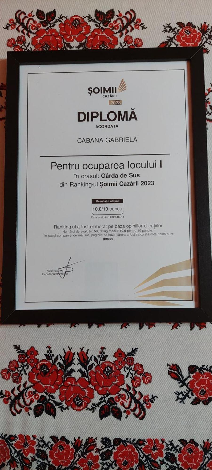 Cabana Gabriela Gîrda de Sus エクステリア 写真
